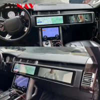 12.3 Inch Dual Screens Android 13 CarPlay For Land Rover Range Rover Executive Car Radio Multimedia GPS Navi Head Unit Player