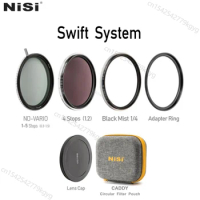Nisi Swift System Adsorbable Round Mirror Set ND1-5 5-9 1-9 Stops Black Mist UV IR Cut Set Filter Camera Filter Kit