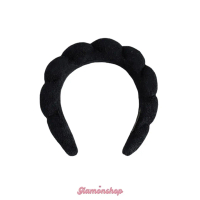GS BD543 Bando Shell Busa Tebal Jumbo Fluffy Empuk Polos Aksesoris Rambut Wanita Bandana Cloud Style