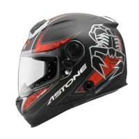 【ASTONE】官方直營-GT1000F AC9 蠍子 消光碳纖/紅(碳纖維 全罩式 安全帽)
