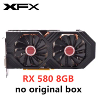 XFX RX 580 8GB Graphics Cards AMD Radeon RX580 8GB Video Screen Cards GPU Desktop Computer Game MapI Videocard Mining RX 590