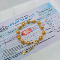 GELANG TANGAN WANITA LAMPION EMAS MUDA 3,74 FREE SURAT