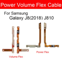 Volume &amp; Power Button Flex Cable For Samsung Galaxy J8 2018 J810 J810F J810G J810DS J810Y Cell Phone Accessory Parts Replacement