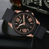 PROMO  BELLEDA 9237 Jam Tangan Analog Pria Tali Rantai Pasir Tahan Air 30M Watches