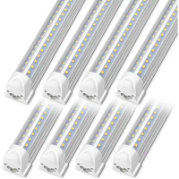 Kihung 3FT LED Shop Light Fixture, V Shape T8 Tube Light, 30W, 4680lm, 6000K, Linkable LED Shop Light Fixture