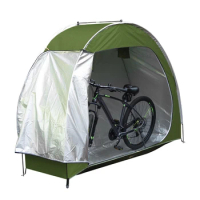 Outdoor Bicycle Storage Shed Tent 210D Silver Coated Oxford Fabric Portable Waterproof Foldable Single Bike Convinient Cover