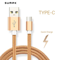3m USB Type C Cable Fast Charging Phone Accessories Data Nylon Cable USB Cord For Mobile Phones Samsung Galaxy S10 Xiaomi Redmi7