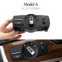 ไฟหน้ารถสวิทช์โคมไฟหมุนปุ่มสำหรับ BMW 5 5GT 6 7 X3 X4 Series F10 F07 F01 F25 F26 520 525 530 640 730