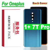 New Back Housing Replacement for Oneplus 7T Pro Back Cover Battery Glass for Oneplus 7T Pro Rear cover+Logo