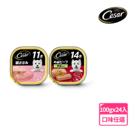 Cesar 西莎 熟齡餐盒 高齡犬 100g*24入 寵物/狗罐頭/狗食