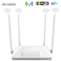 Unlocked 4GLTE wireless router with SIM card slot 3G 4G CPE router WiFi hotspot router with LAN port indoor wireless CPE router