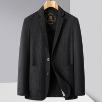 【巴黎精品】西裝外套休閒西服-冰絲免燙針織彈力男外套3色v1bg22