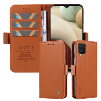 Original YIKATU Mobile Phone Case For Samsung Galaxy A12 A32 A42 A52 A72 Leather Flip Slim Wallet Cover YK 003 Series