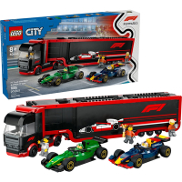樂高LEGO 城市系列 - 60445 F1卡車和 RB20 與 AMR24 F1汽車
