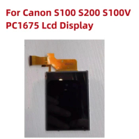 Alideao-LCD Display Screen for Canon PowerShot, Digital Camera Repair Part, Backlight and Glass, S100V, S100, S200, New, 1Pcs