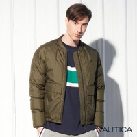 【NAUTICA】極保暖防寒輕羽絨外套(墨綠)