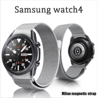 Magnetic loop for Samsung Galaxy Watch 4 40mm 44mm / classic 42mm 46mm Colorful strap 20mm Bracelet For Samsung Galaxy Watch 4