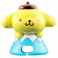 小禮堂 布丁狗 富士山造型傳輸線保護套 充電線套 iPhone線套 (黃藍)