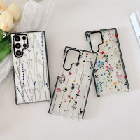 Casetify-Bunga anggur untuk telefon bimbit Samsung Galaxy Y24ultra, S22 / 23 +, lutsinar, lembut, Sa