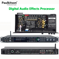Paulkitson KX800 Digital Effects Processor With Bluetooth DSP Audio Processor Professional Sound Controller System Equipment