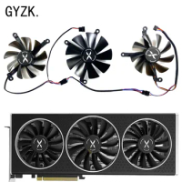 NEW For XFX Radeon RX6700 6700XT 6750XT Speedster MERC/Ultra Graphics Card Replacement Fan