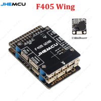 JHEMCU F405 Wing INAV Flight Controller Built-in Barometer Gyroscope OSD Blackbox BEC For RC Airplane Fixed-Wing Drone