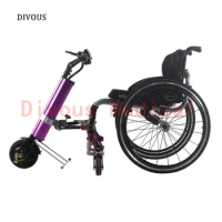 Hot Sale 250W Handcycle Sport Wheelchair attachment Lithium Battery Electric Handbike Trailer Head