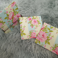 coaster/tatakan gelas Decoupage #shabby