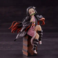 15CM Demon Slayer Action Figures Kamado Nezuko Sitting Model Toy PVC Figure Collection Toy Gift Decoration Christmas Gift