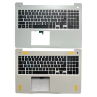 New US English Laptop keyboard for DELL Gaming 15-3000 G3 3579 G3-3579 with white Palmrest upper cover
