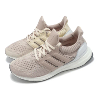 【adidas 愛迪達】慢跑鞋 Ultraboost 1.0 W 女鞋 米白 奶茶 緩衝 針織 襪套 運動鞋 愛迪達(HQ2195)