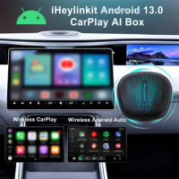 Android 13 Carplay Ai TV Box QCM665 4+64G Support Netflix Wireless Android Auto HD Output for Ford Benz Toyota BYD Honda Hyundai