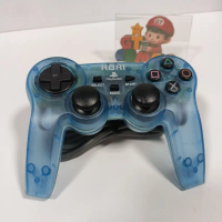 จอย PlayStation 1 / PS1 / PS2 HORI รุ่นใส สีฟ้า (Clear Blue) Controller Dual Analog Hori (ของแท้หายา