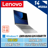 【改機升級】Lenovo IdeaPad Slim5 83DA0011TW(CoreUltra5 125/16G/1T)