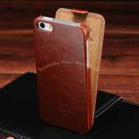100pcs Vintage Flip PU Leather Case for iPhone 5 5S 5G 6 6S SE 7 Plus PlLuxury Phone Bag Cover for iPhone7 with FASHION Logo