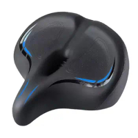 Wide Bicycle Saddle Oversized Wide Saddle For Bicycle Extra-Wide Design Bicycle Saddle Replacement For Folding Bikes Road Bikes