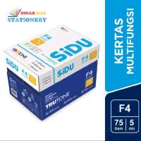 Kertas HVS SIDU F4 75 Gsm Kertas Foto Copy 75 gram Ukuran Folio (1 dus )