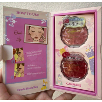 canmake cream cheek fresh blush set 2สีในset