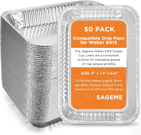 20 Pack Weber Grills Compatible Drip Pans 6415 for Weber Grills Spirit Gas Grills Q Grills Genesis a