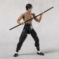 SHF Bruce Lee Model Figura Aksi Hiasan Mainan Hobi Hadiah