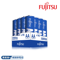 日本 Fujitsu富士通 藍版能量3號AA碳鋅電池(精裝版16入裝)