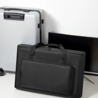 Ergonomic Computer Monitor Storage Case for 24inch/27inch Screen Dust Scratch Protective with Easy C