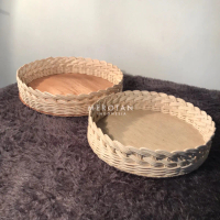 Piring Rotan Bulat / Mangkuk Rotan