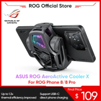 ASUS ROG AeroActive Cooler X For ROG Phone 8/ROG Phone 8 Pro Funcooler Cooling Fan Holder ROG Gaming Phone Accessories