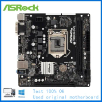 For ASRock H310CM-DVS Computer Motherboard LGA 1151 DDR4 H310 Desktop Mainboard Used Core i5 9600K i7 9700K Cpus