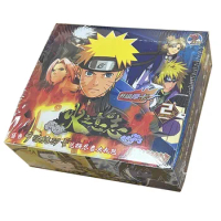 Little Dino Naruto Card New Hy-1502 Booster Box Uzumaki Uchiha Sasuke Tcg Carte Haruno Sakura Hatake Kakashi Game Children Gift