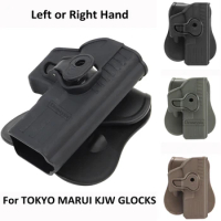 Right / Left Hand Tactical Gun Holster for TOKYO MARUI KJW GLOCKS Right Hand OWB Paddle Pistol Holsters