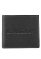 Burberry Bill8 商標雙摺銀包 (nt)