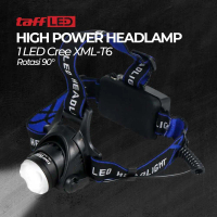 TaffLED High Power Headlamp 1 LED Cree XML-T6 - HD-LD