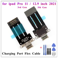Dock Connector Charging Port Cable For Ipad Pro 11 3rd 12.9 Inch 2021 5th Gen Charger Flex Board Module Repair Parts
